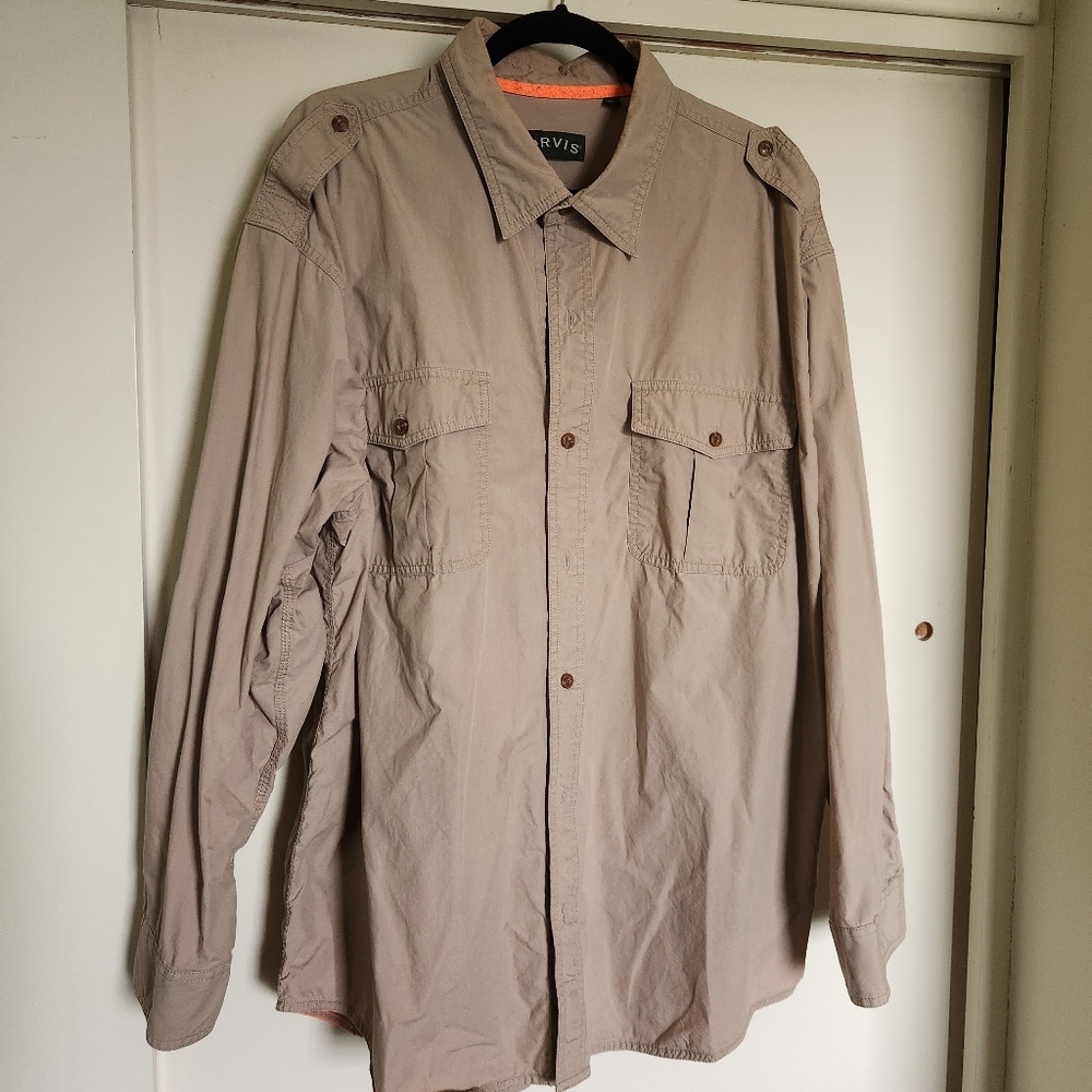 Orvis Khaki Men's Bush Shirt